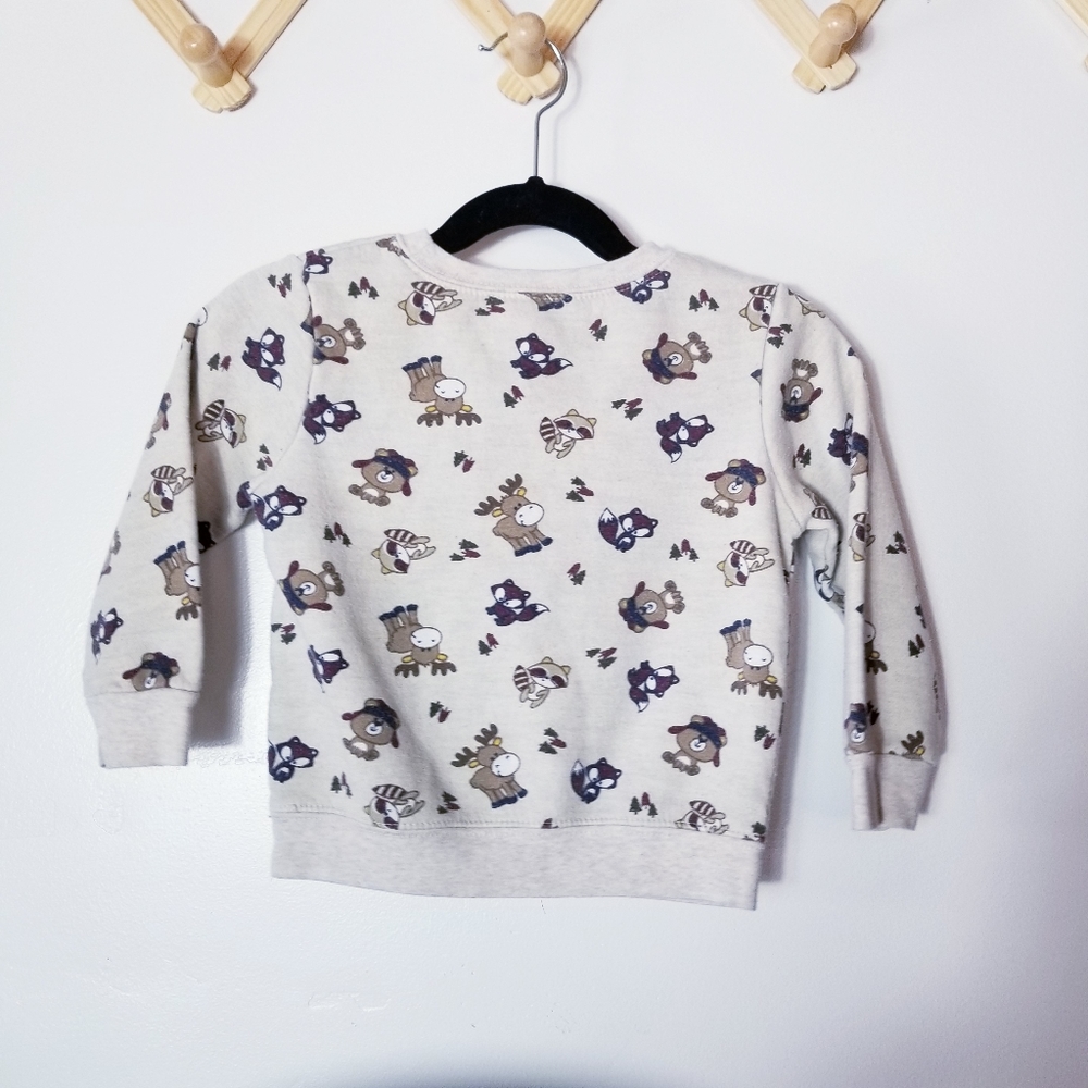 GARANIMALS OUTDOOR THEME SWEATSHIRT SIZE 24 MONTHS